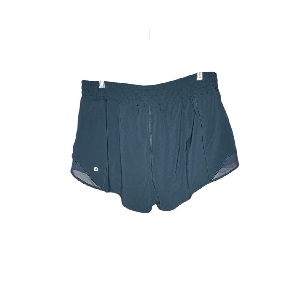 NWT Lululemon hotty hot shorts in indochine blue 2.5” size 14 - Picture 4 of 5